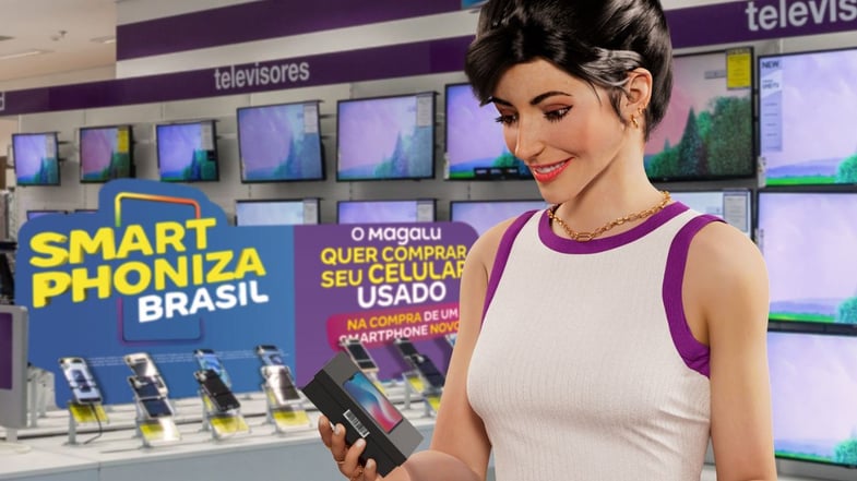 Ação do Magazine Luiza (MGLU3) segue em queda após grupamento