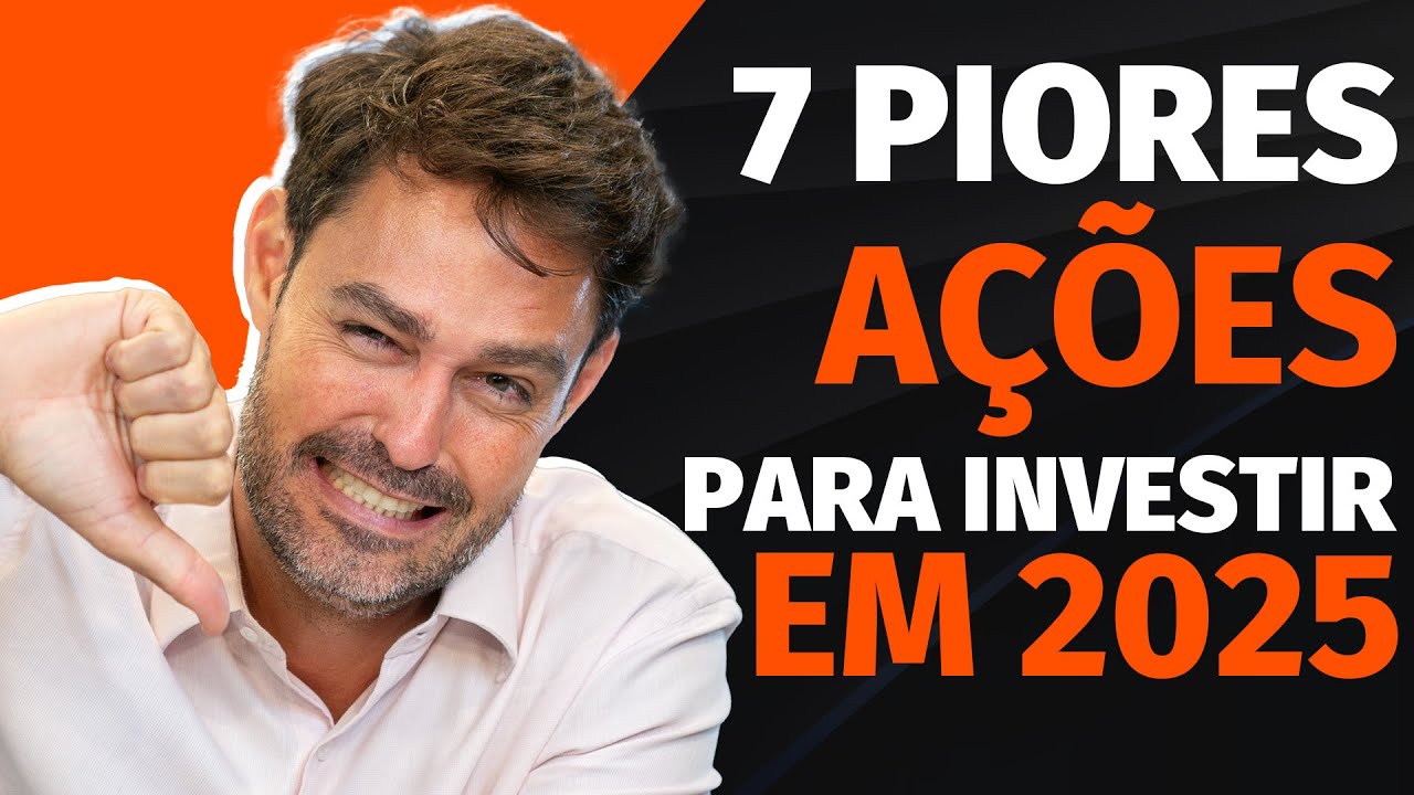 NÃO Invista Nessas Ações em 2025! Ações que vão acabar com sua carteira em 2025, com Bruce Barbosa