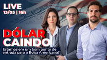 🔴 Live: Dólar caindo é oportunidade?