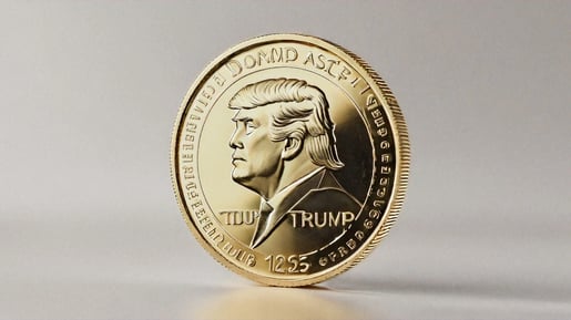 Memecoin de Trump ( $TRUMP) dispara 442% após lançamento global