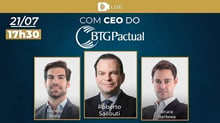 Live com Roberto Sallouti - CEO do BTG Pactual