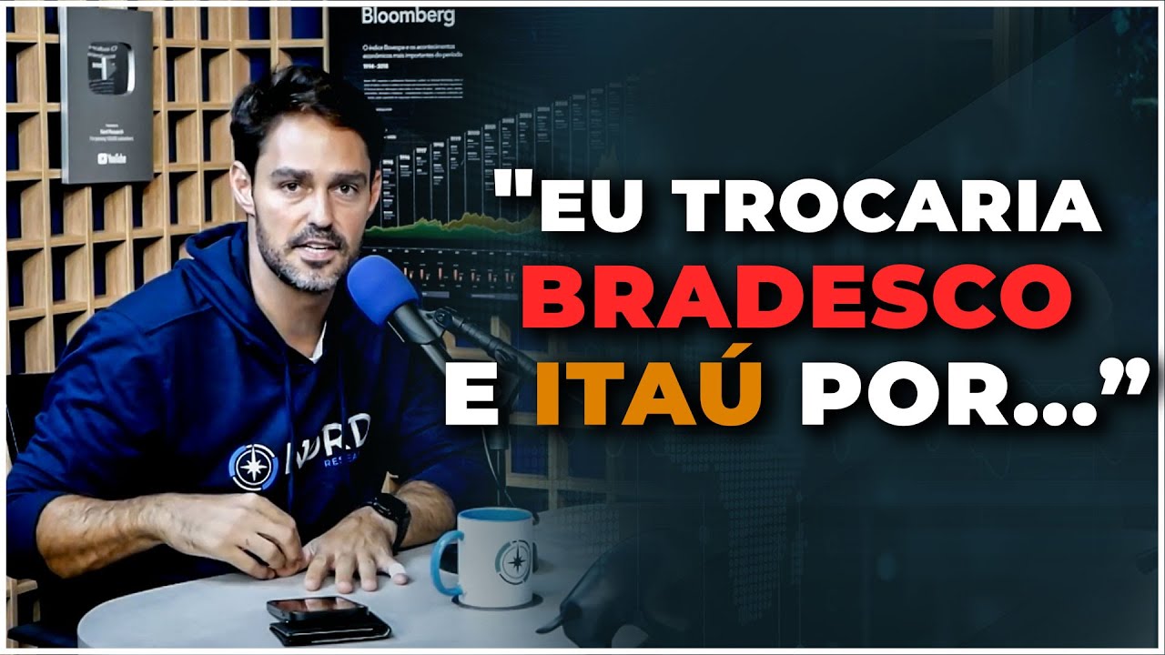 Uma das melhores ações de BANCO pra investir hoje | Bruce Barbosa olha Bradesco, Itaú, BTG Pactual