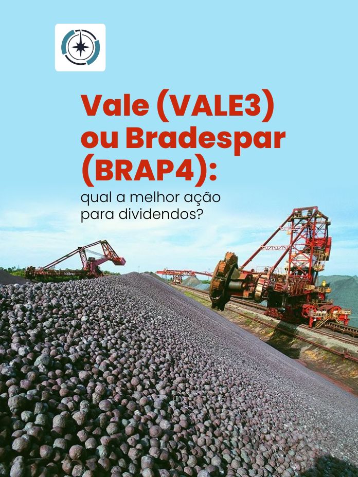 Vale (VALE3) ou Bradespar (BRAP4): qual a melhor ação para dividendos?