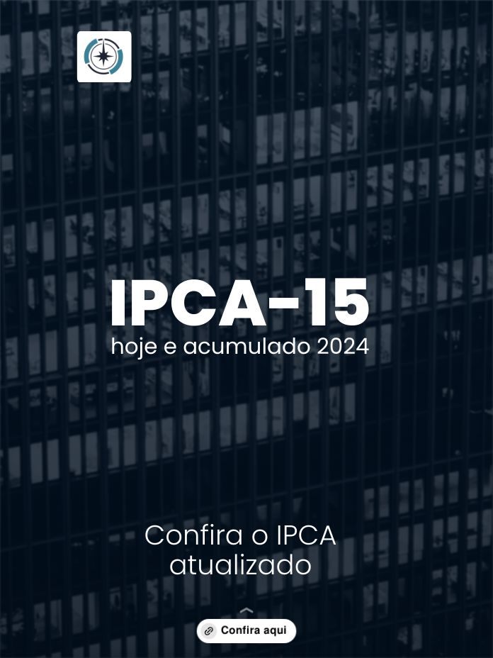 IPCA-15 hoje e acumulado 2024