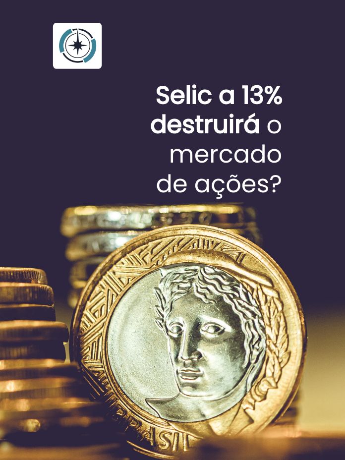 Selic a 13% destruirá o mercado de ações?