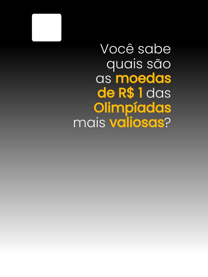 Você sabe quais são as moedas de R$ 1 das Olimpíadas mais valiosas? Descubra aqui