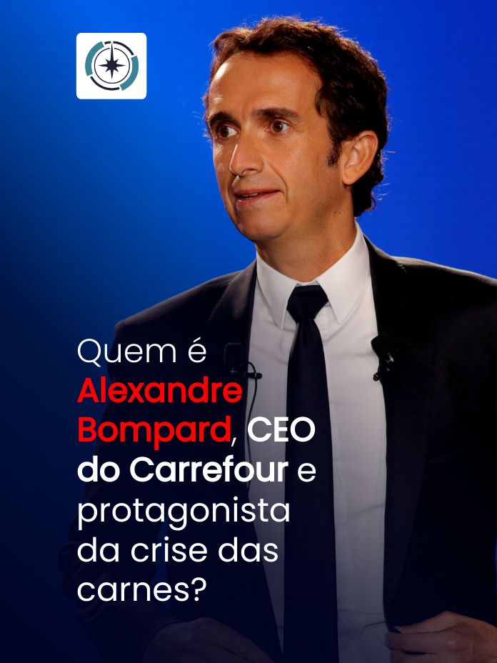 Quem é Alexandre Bompard, CEO do Carrefour e protagonista da crise das carnes?