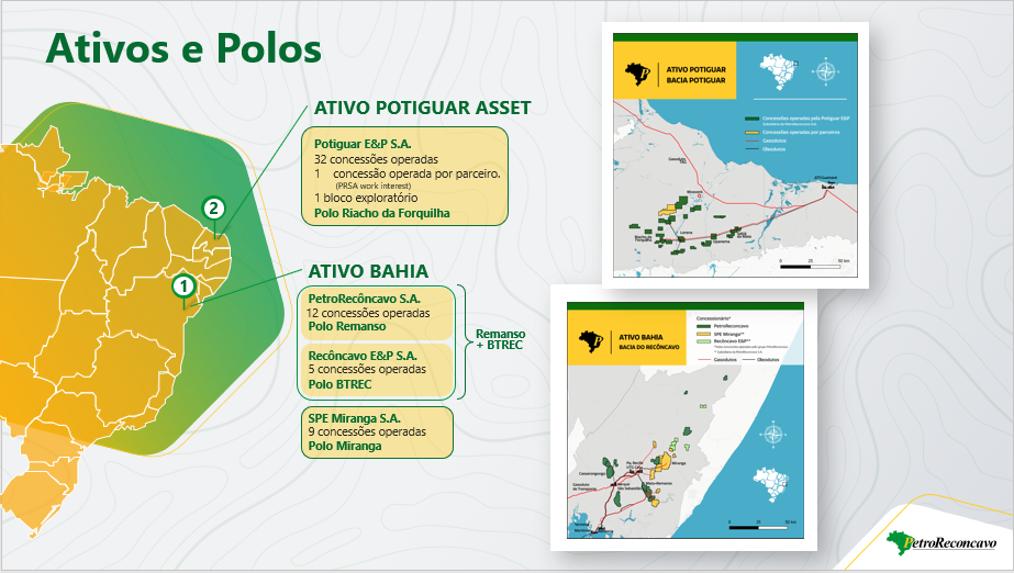 Localização dos campos da RECV3.